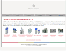 Tablet Screenshot of jaiviccapacitor.com